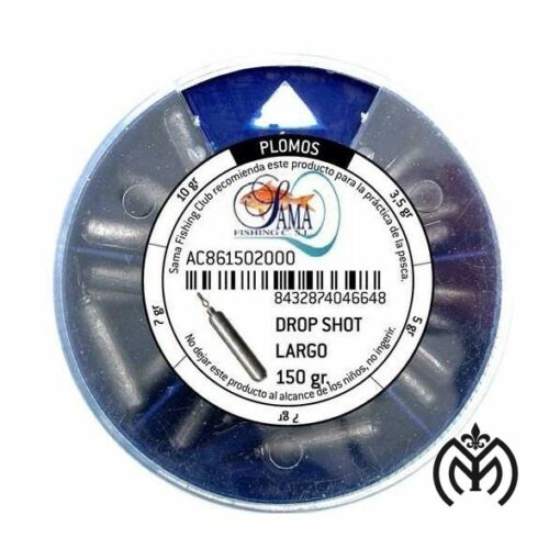 PLOMO Plomos Drop Shot Largos 150gr. 3,5-5-7-7-10 gr